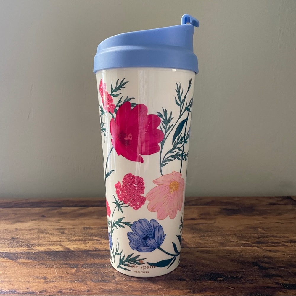 Floral Kate Spade Travel Coffee Mug